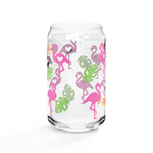 Flamingo Can-shaped glass