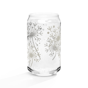 Dandelion Can-shaped glass