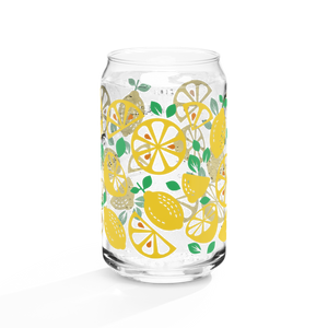 Lemon Can-shaped glass