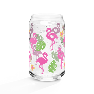 Flamingo Can-shaped glass