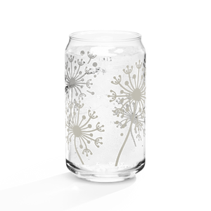 Dandelion Can-shaped glass