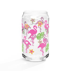 Flamingo Can-shaped glass