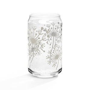Dandelion Can-shaped glass
