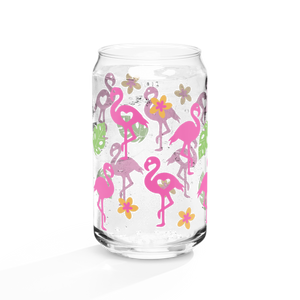 Flamingo Can-shaped glass