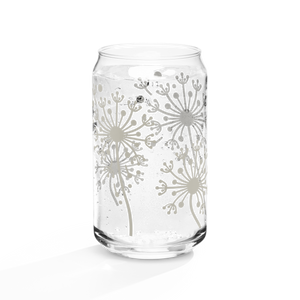 Dandelion Can-shaped glass