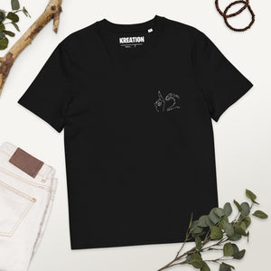 Love vs not love organic cotton t-shirt
