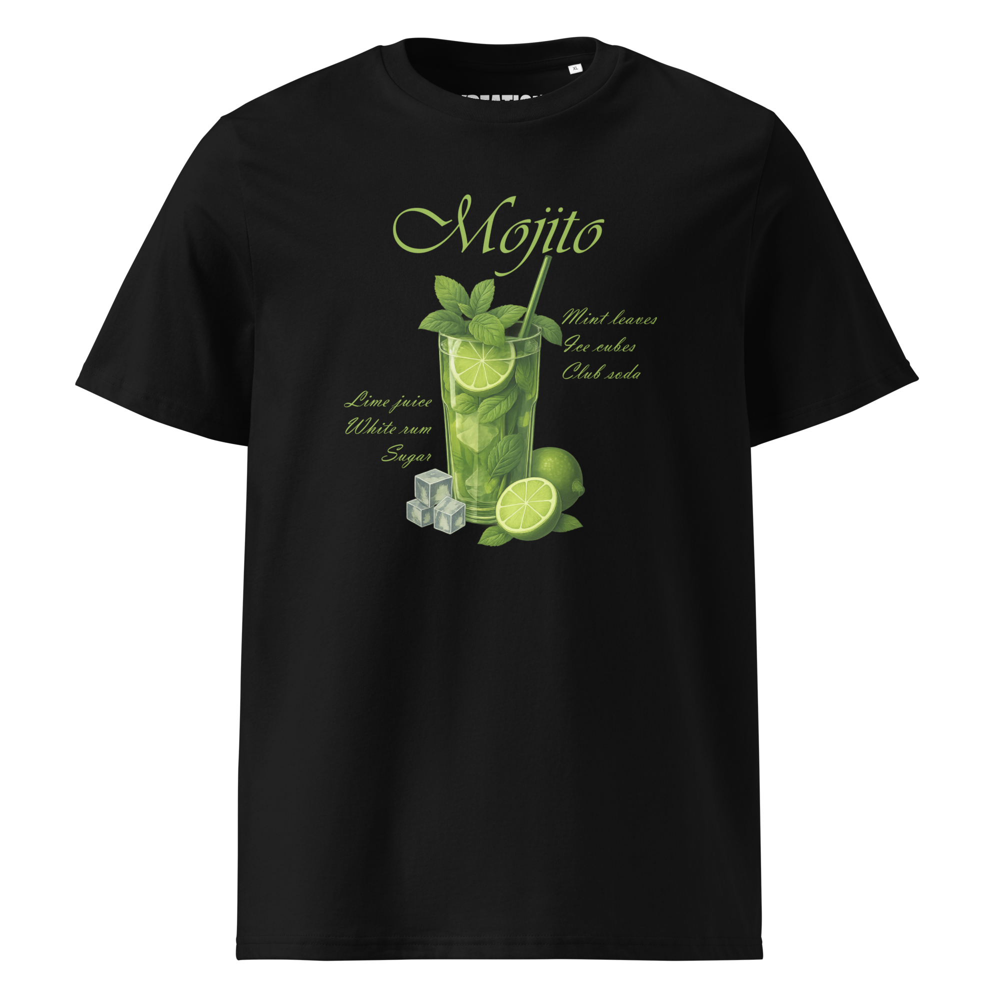 Mojito Cocktail organic cotton t-shirt
