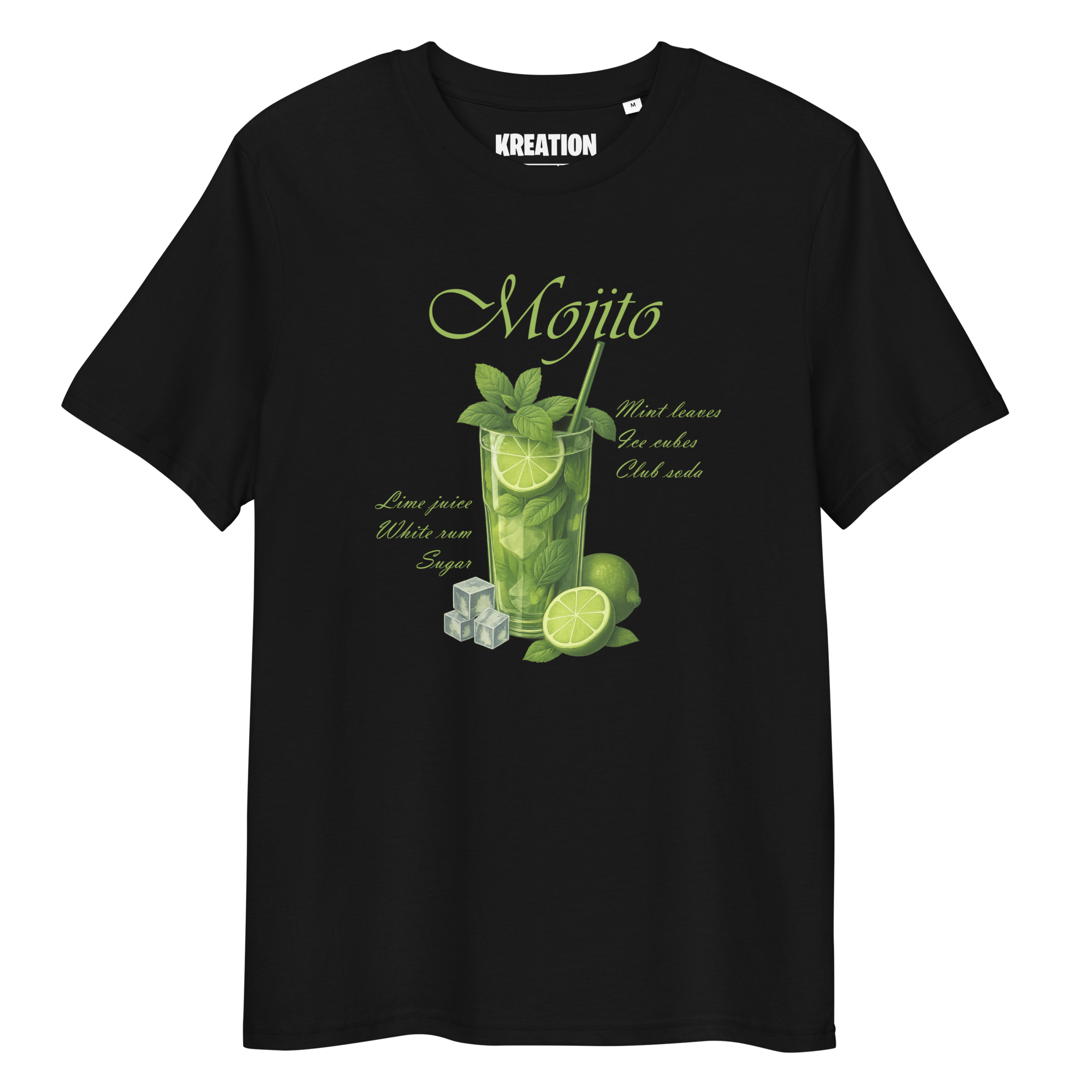 Mojito Cocktail organic cotton t-shirt