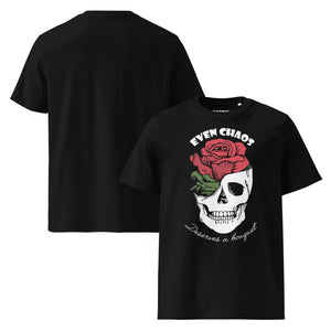 Even chaos deserves a bouquet organic cotton t-shirt