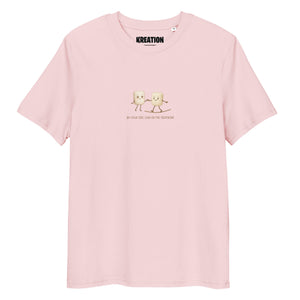 By your side even on the tightrope organic cotton t-shirt
