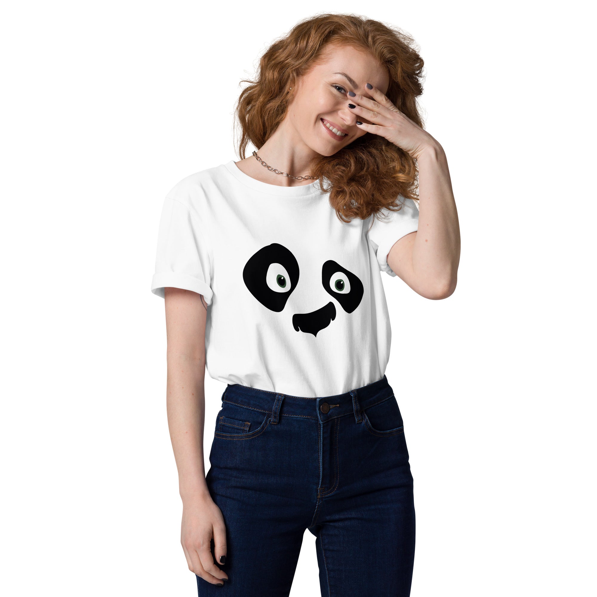 Panda Unisex organic cotton t-shirt