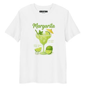 Margarita cocktail organic cotton t-shirt