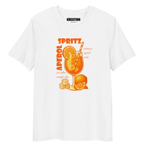 Aperol spritz cocktail organic cotton t-shirt