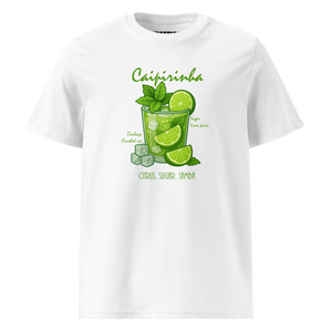 Caipirinha cocktail organic cotton t-shirt
