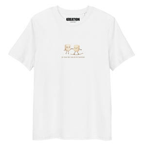 By your side even on the tightrope organic cotton t-shirt