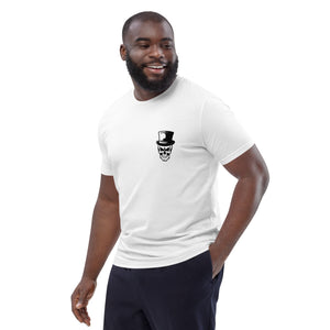 caveira white Unisex organic cotton t-shirt